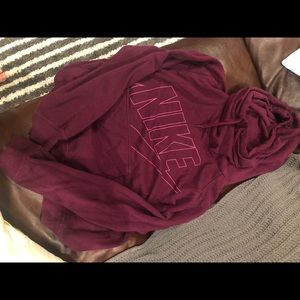 Loose neck Nike hoodie